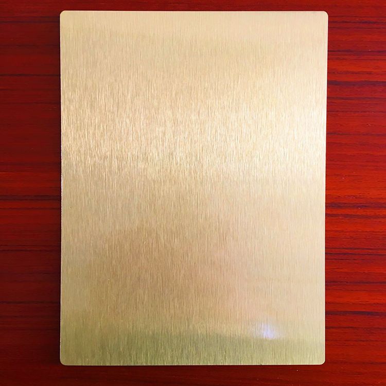 brush gold silver copper Sublimation aluminum sheet