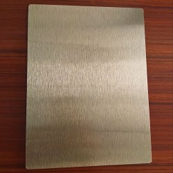 Brushed gold silver copper sublimation aluminum sheet