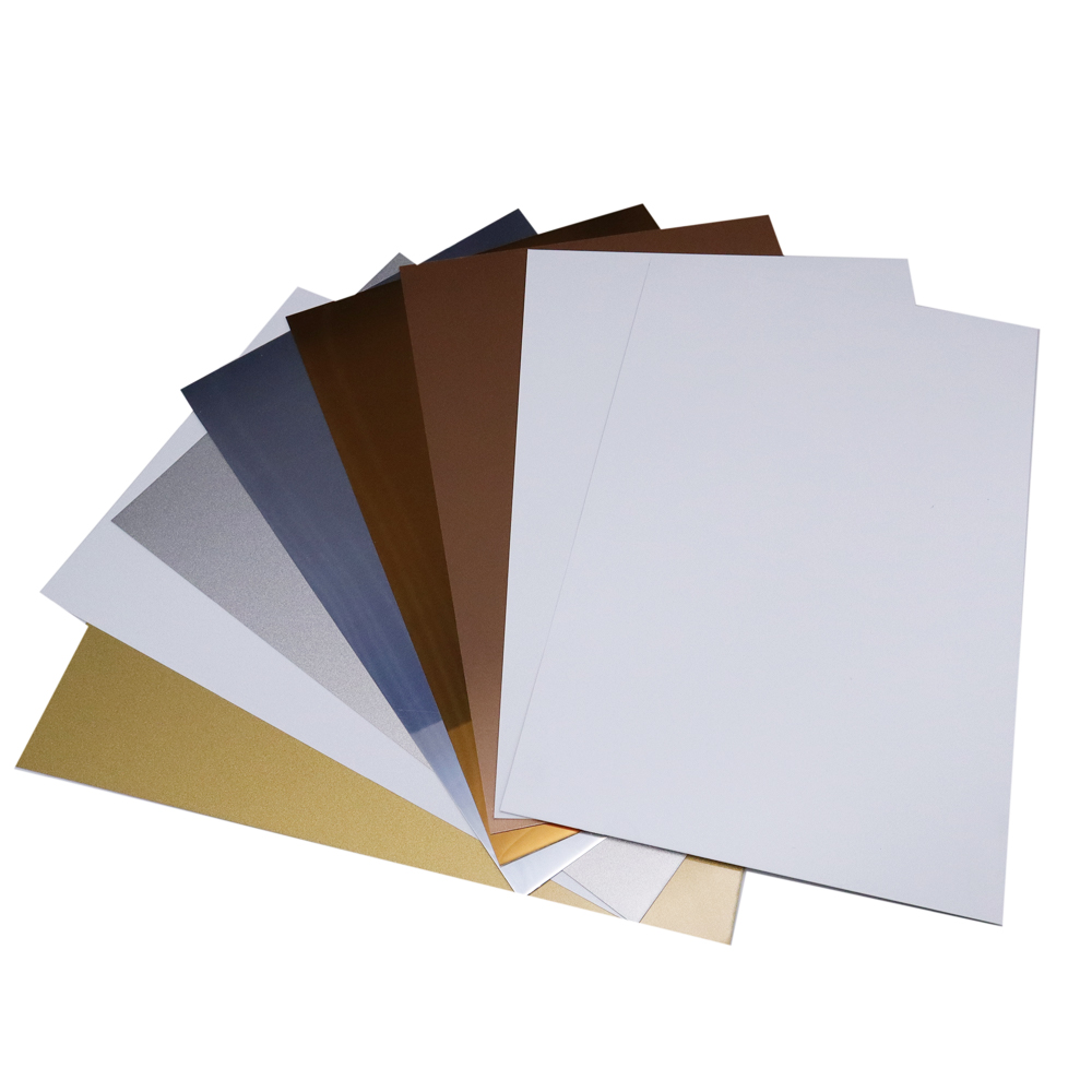 Mirror gold & silver sublimation aluminum sheet