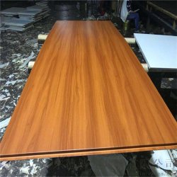 Wood grain thermal transfer aluminum veneer