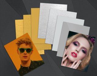 Metal sheets designed for sublimation printing